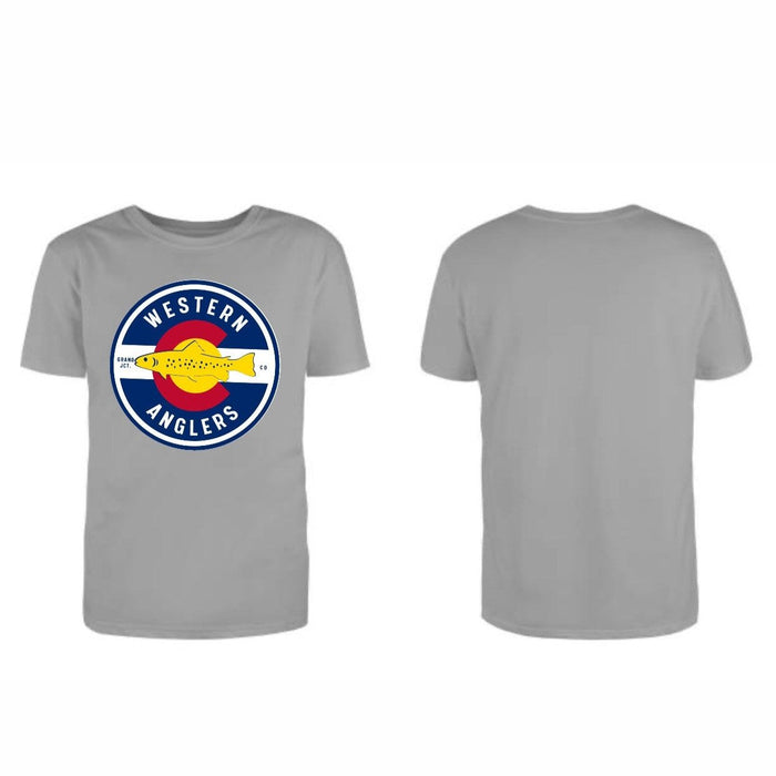 Western Anglers - Shop T Shirt - Colorful Colorado