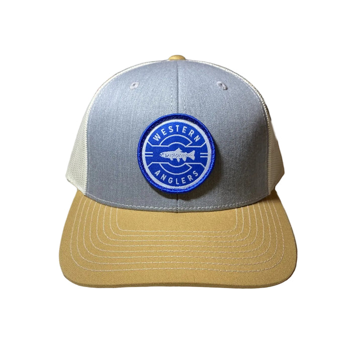 Western Anglers - Tri Heather Grey / Birch / Amber Gold Hat