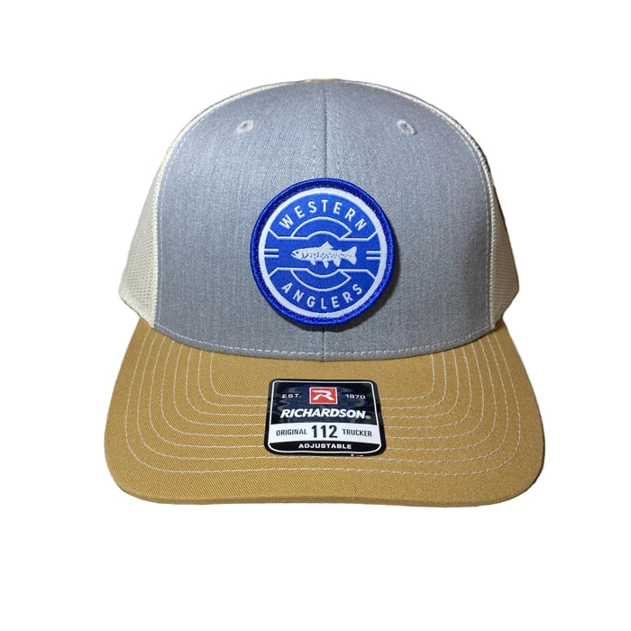 Western Anglers - Tri Heather Grey / Birch / Amber Gold Hat