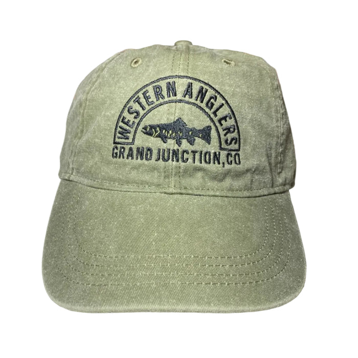 Western Anglers Logo Conifer Green 51004 Canyon Cap