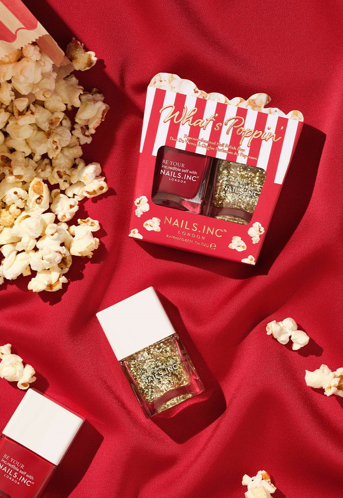 Whats Poppin' Popcorn-Scented Nail Polish Duo