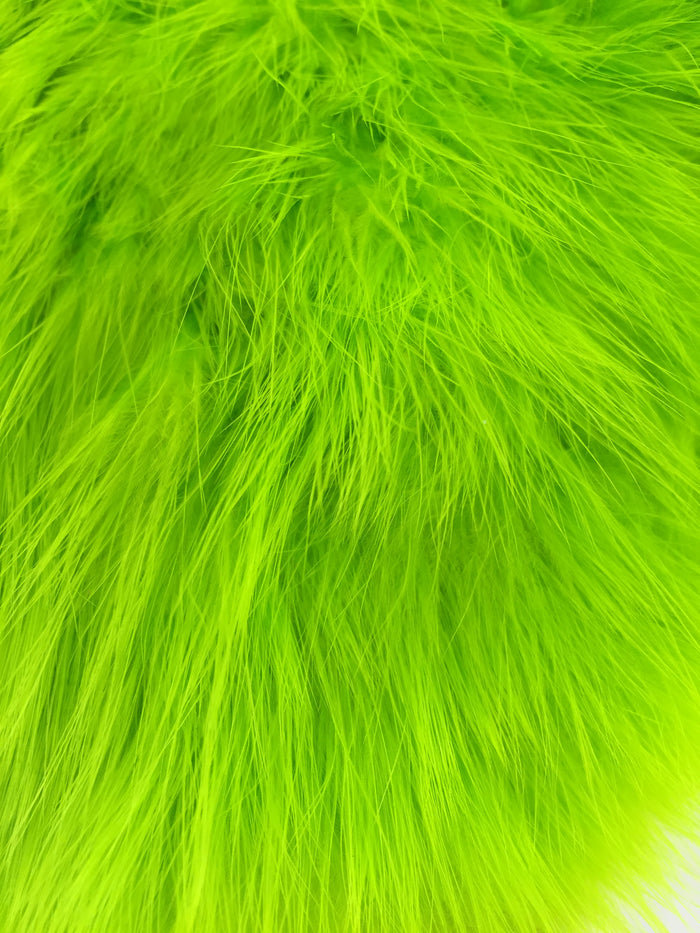 White dyed Fl. Green Chartreuse