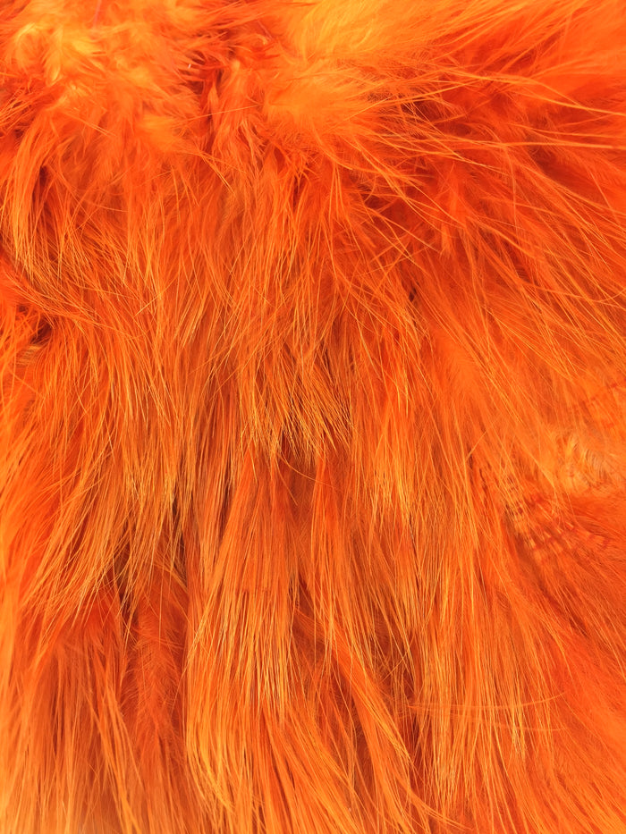 White dyed Burnt Orange