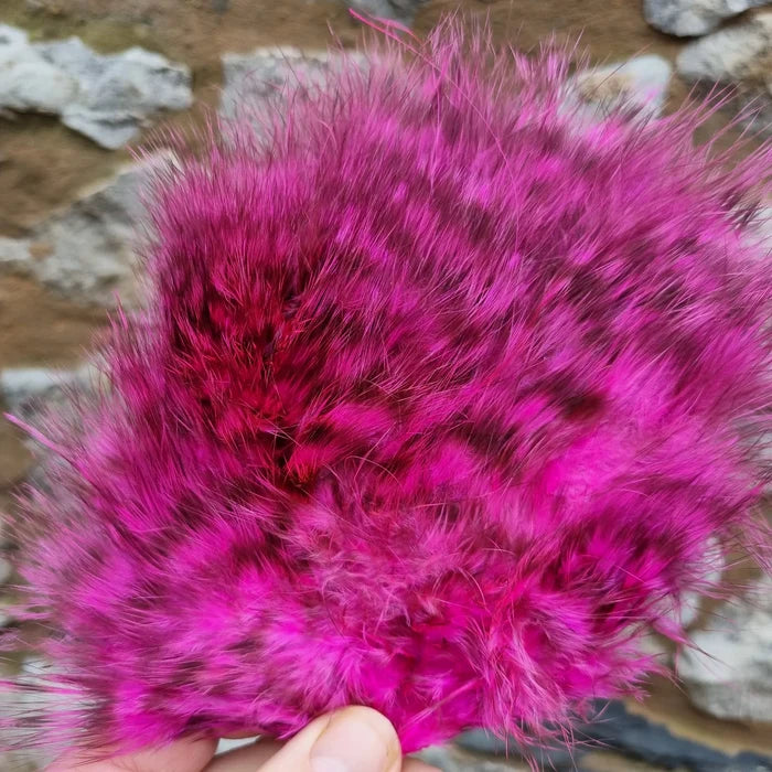 Grizzly dyed Pink