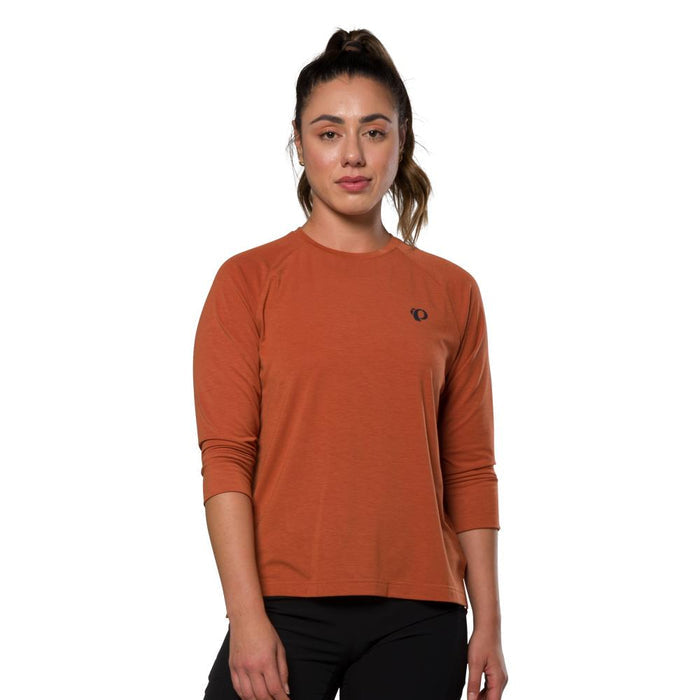 color:CLAY||view:SKU Image Primary||gender:Women||seo:Women's Canyon Merino 3/4 Sleeve Jersey