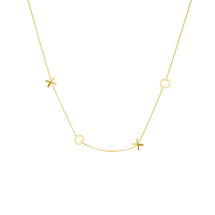 Luna & Rose XOXO Necklace - Gold