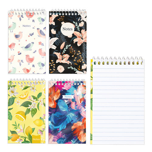 XTREME White Memo Books, Assorted 4-Pack, B31160