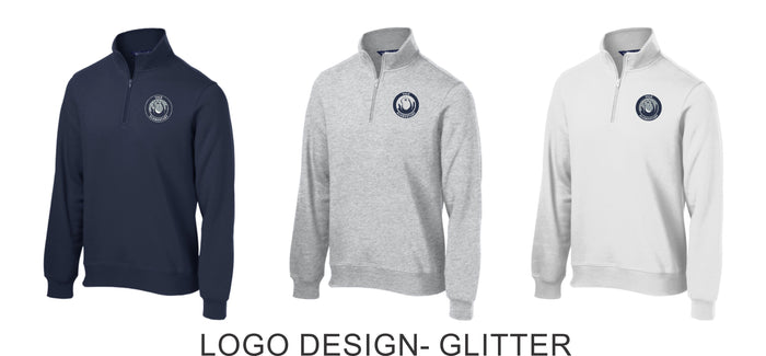 Yale Elementary 1/4 Zip Sweatshirt- 2 Designs- Unisex and Ladies