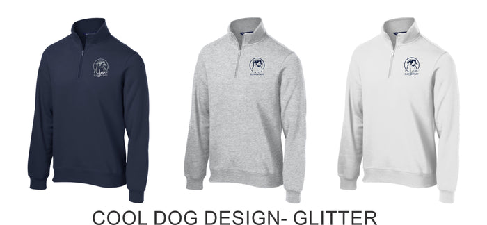 Yale Elementary 1/4 Zip Sweatshirt- 2 Designs- Unisex and Ladies