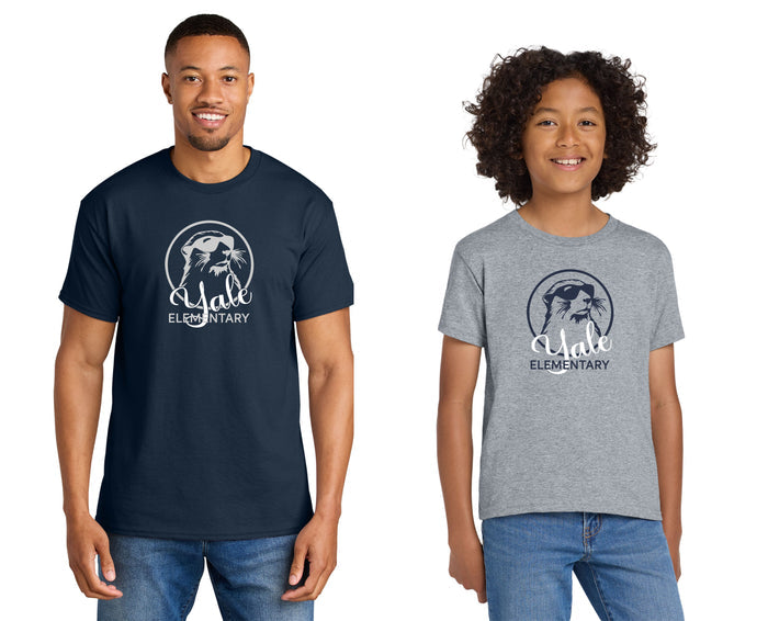 Yale Elementary Basic Tee COOL DOG Design- Matte or Glitter