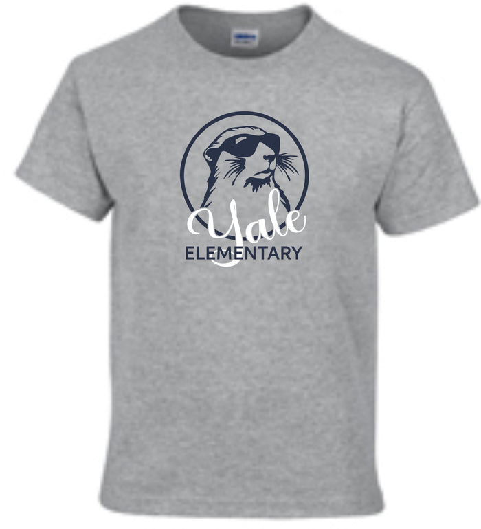 Yale Elementary Basic Tee COOL DOG Design- Matte or Glitter