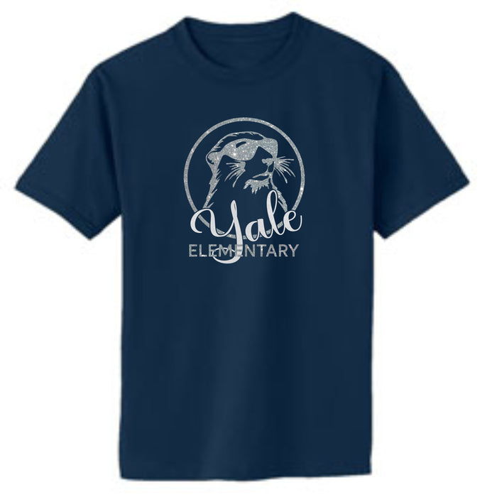Yale Elementary Basic Tee COOL DOG Design- Matte or Glitter