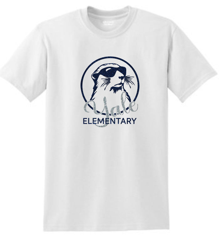 Yale Elementary Basic Tee COOL DOG Design- Matte or Glitter