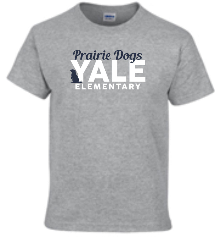 Yale Elementary Basic Tee YALE Design- Matte or Glitter