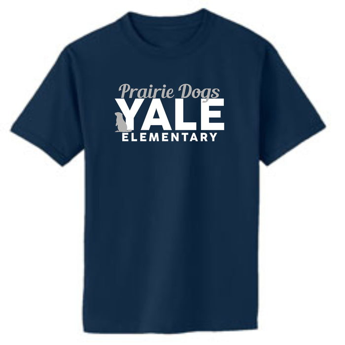 Yale Elementary Basic Tee YALE Design- Matte or Glitter