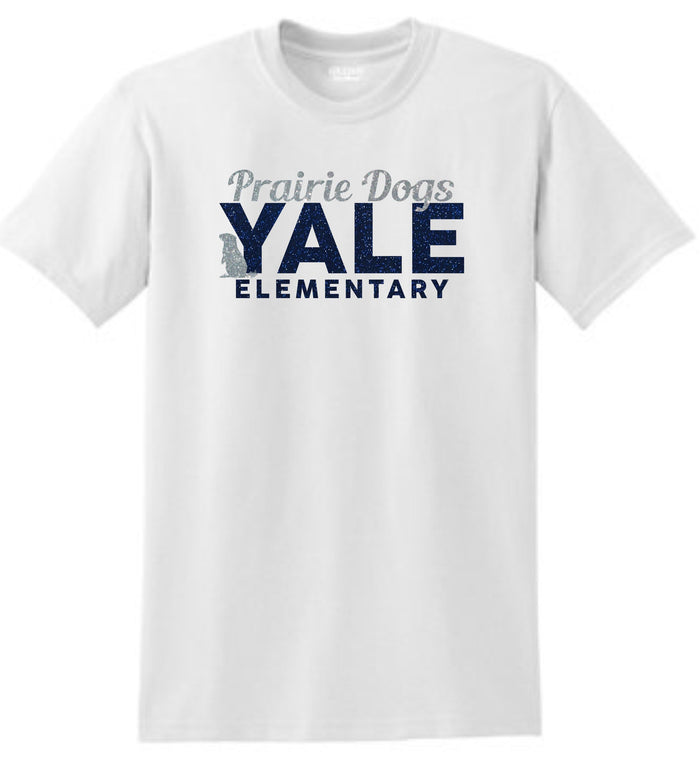 Yale Elementary Basic Tee YALE Design- Matte or Glitter
