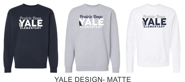 Yale Elementary Crewneck Sweatshirt- 4 Designs