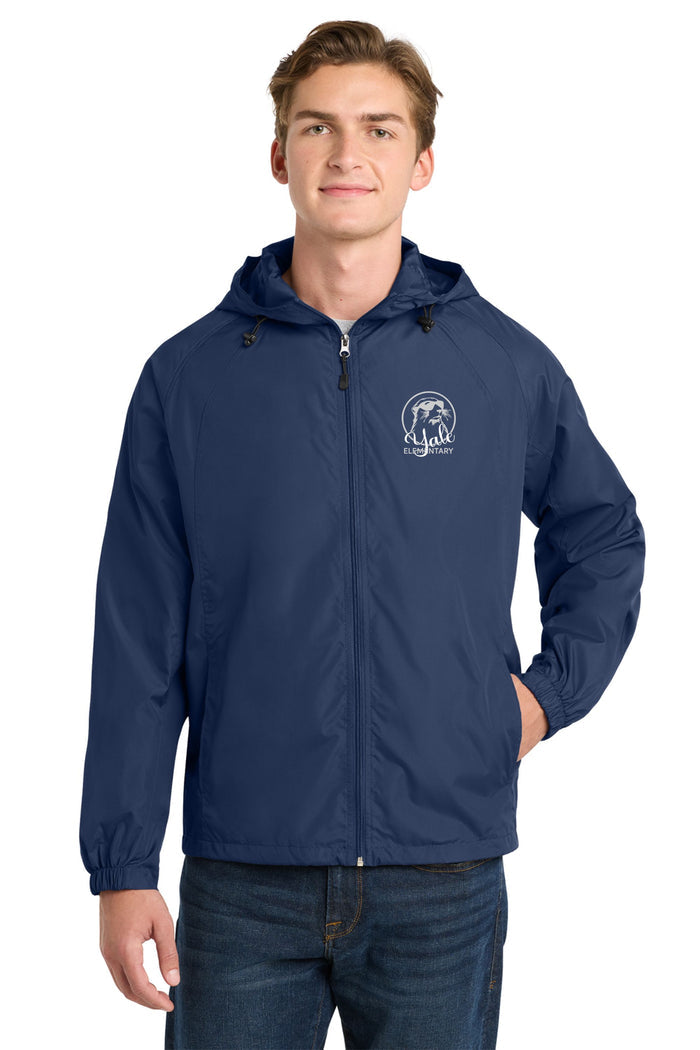 Yale Elementary Hooded Raglan Jacket- Ladies, Unisex