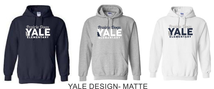 Yale Elementary Hoodie- 4 Designs- Adult and Youth Sizes