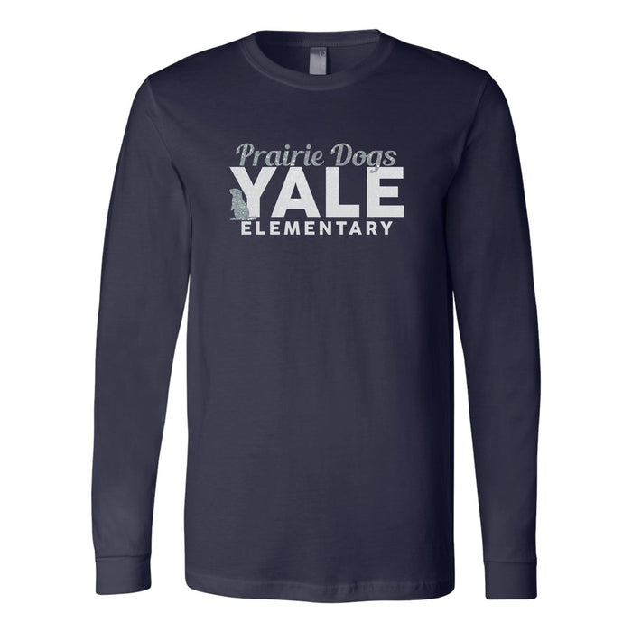 Yale Elementary Long Sleeve Tee- 4 designs- Adult, Youth Sizes