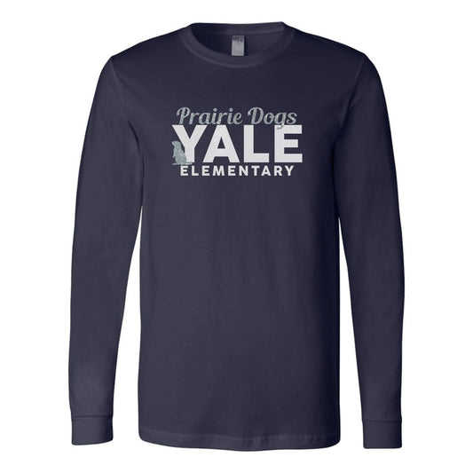 Yale Elementary Long Sleeve Tee- 4 designs- Adult, Youth Sizes