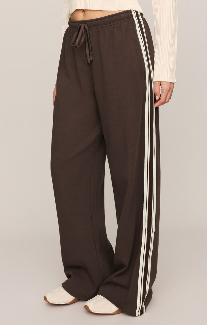 Z Supply Breakaway Track Pant-Dark Chocolate