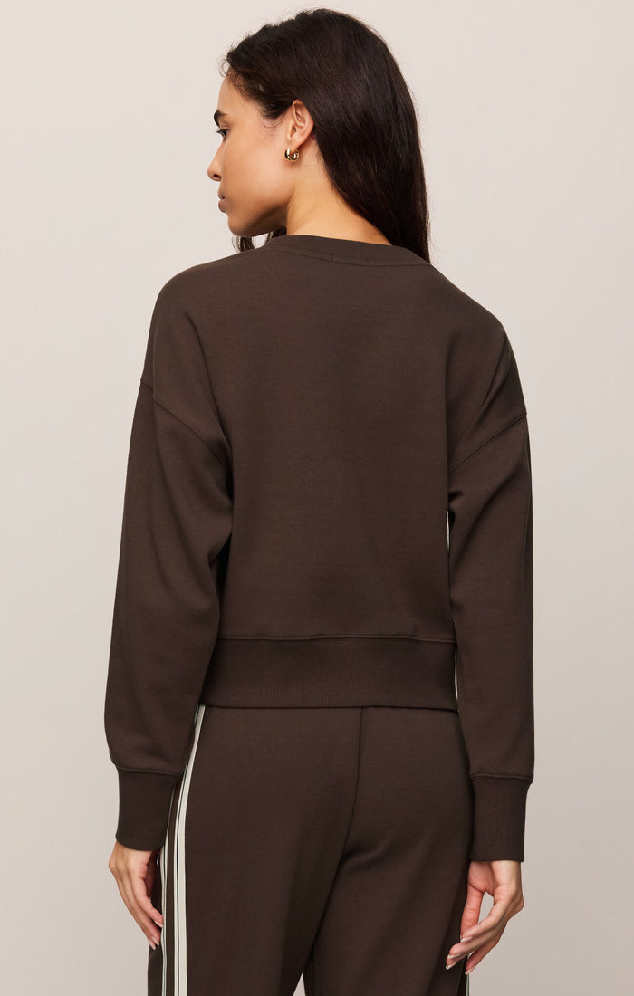 Z Supply Comeback Sweatshirt – Dark Chocolate