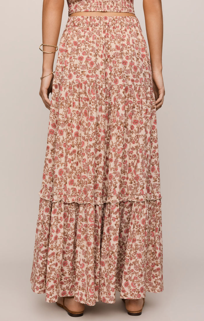 Z Supply Mora Maxi Skirt – Feather Crepe Flowing Maxi Skirt