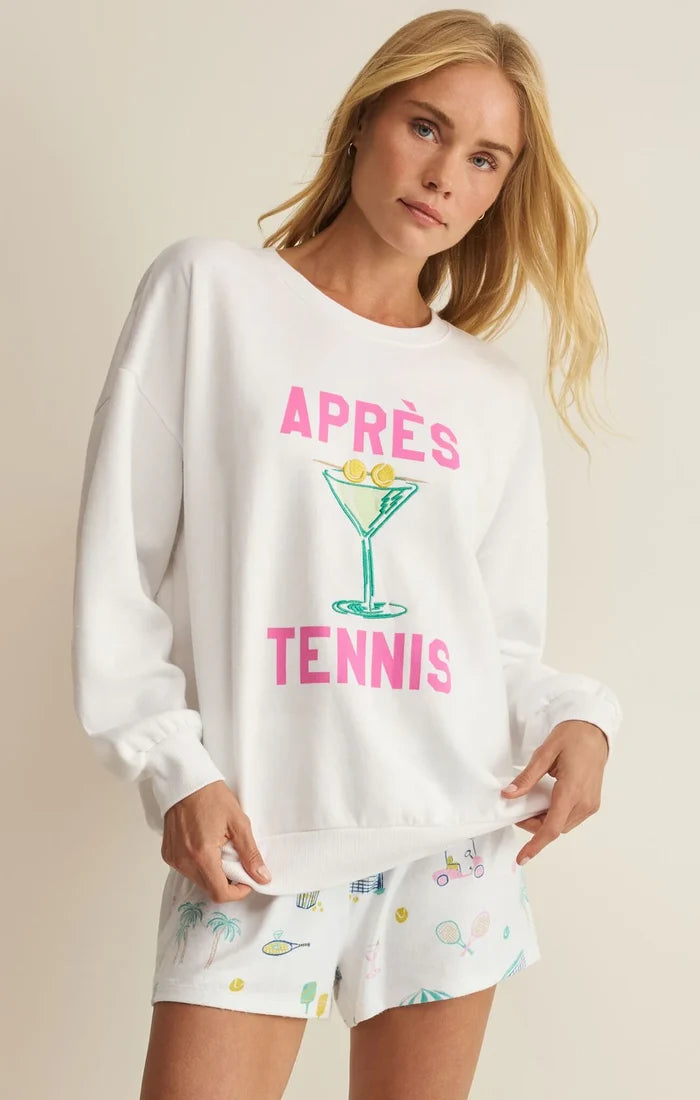 Z Supply Oversized Apres Tennis Sweatshirt