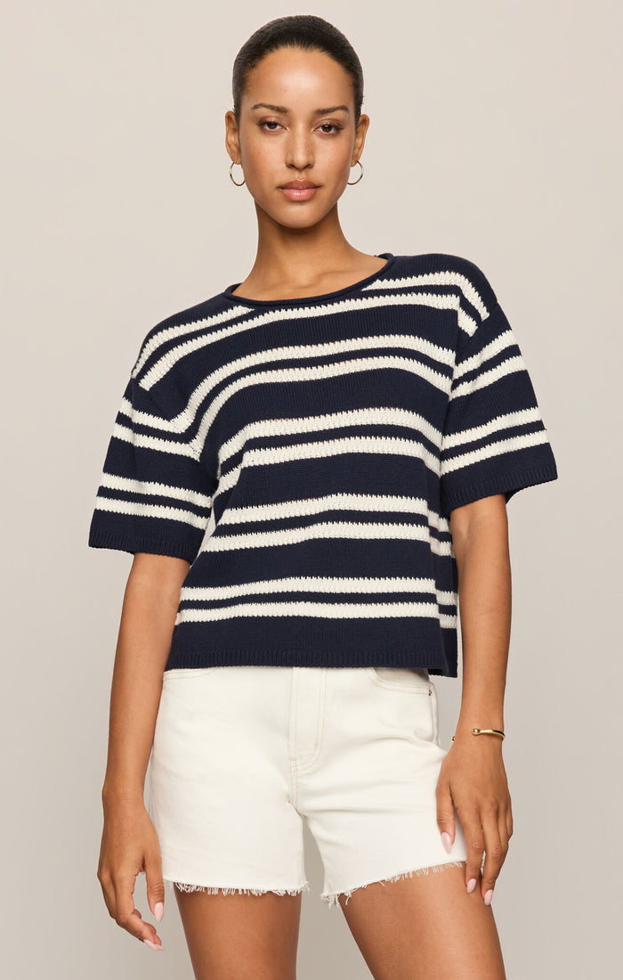 Z Supply Prado Stripe Sweater Tee – Eclipse