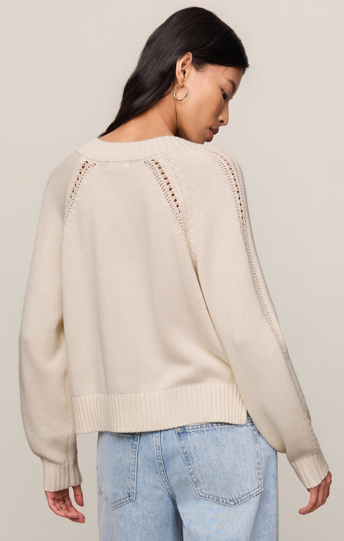 Z Supply Stratton V-Neck Sweater – Cotton Knit Pullover