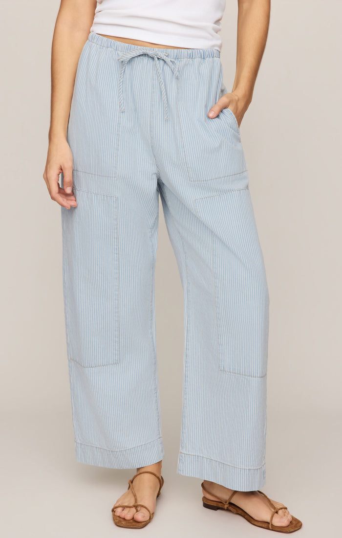 Z Supply The Carpenter Pant – Striped Denim Utility Pant